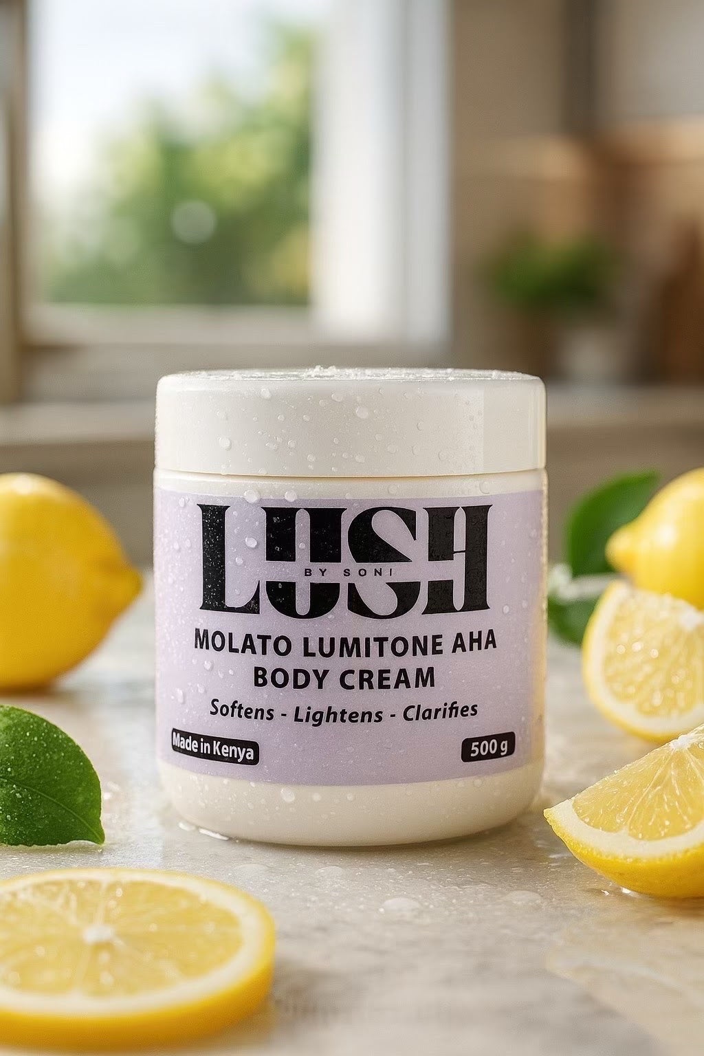 Molato LumiTone AHA Body Cream – Soft, Light & Clarified Skin